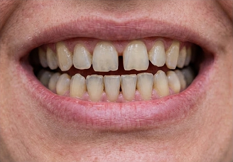 Facetas antes — clínica odontológica em Cuiabá